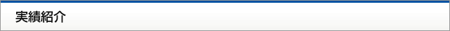実績紹介